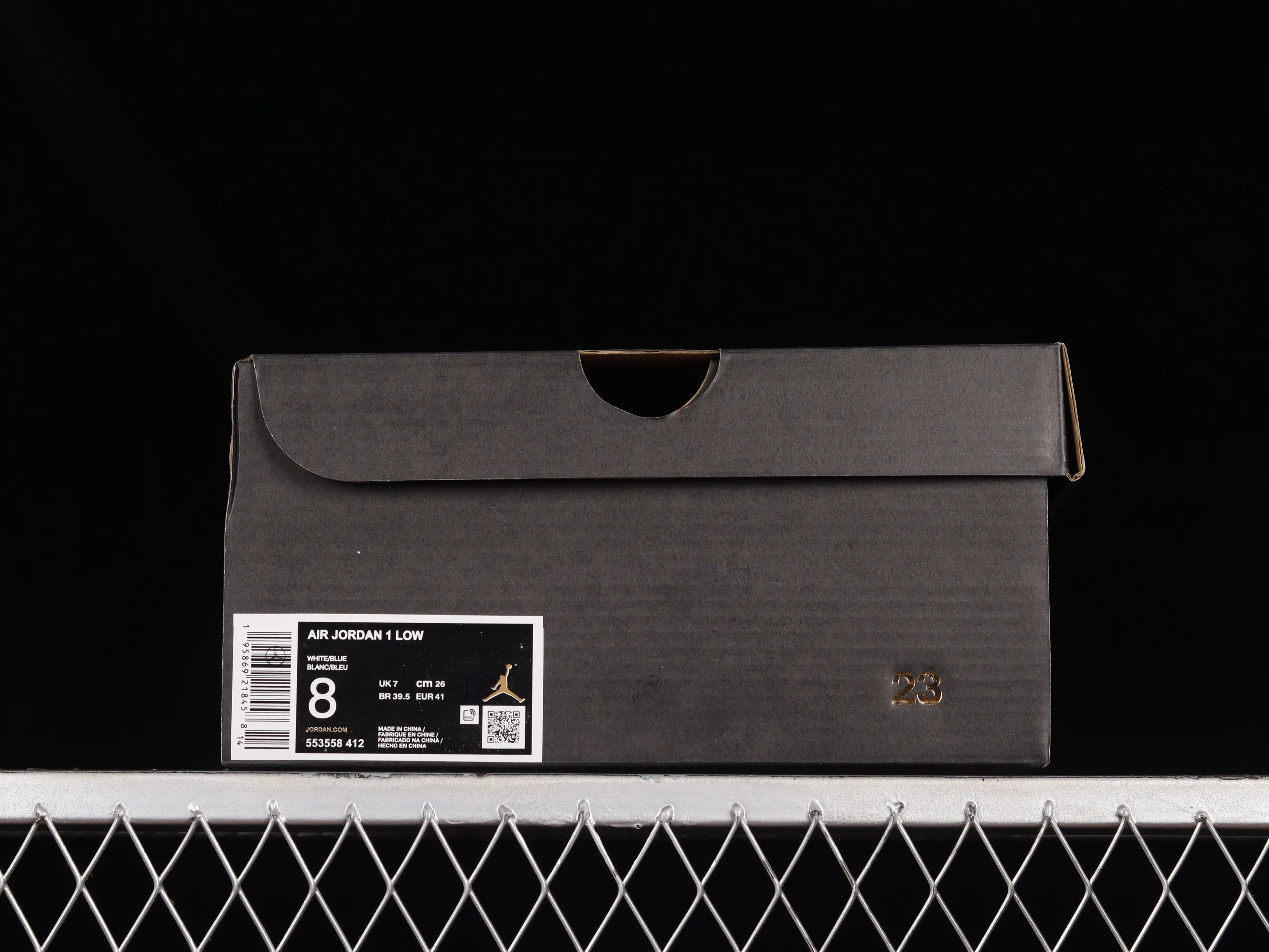All categories Air Jordan Jordan series basketball shoes Air Jordan 1 Low Z version Air Jordan 1 Low "French Blue" AJ1 Joe 1 white blue cultural low-top casual sneakers 553558-412